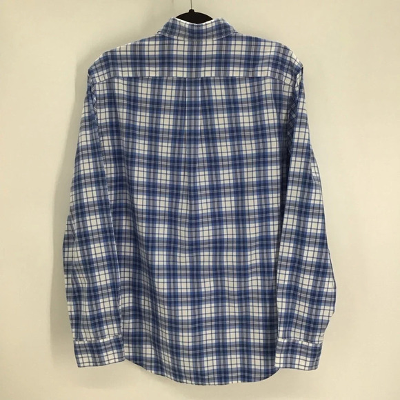 Vineyard Vines Classic Fit Plaid Tucker Shirt Blue L/S Button-Down Size Medium - Picture 3 of 7